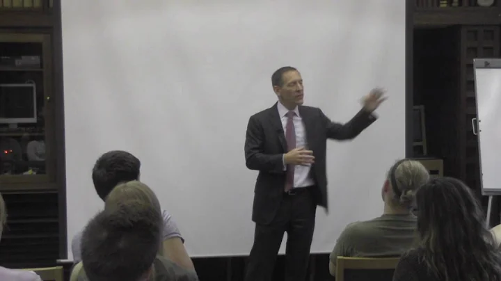 Dr  Stephen Horan Speaking at Trinity College, Oxf...
