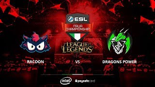 League Of Legends - Racoon vs Dragons Power Gaming - ESL Italia Championship 2018