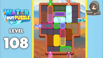 Water Out Puzzle level 108 solution
