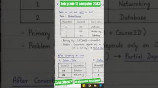 2N discussion in database- neb grade 12 computer science 2083 #computerscience