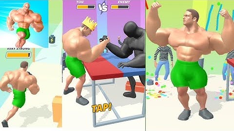 Muscle Rush Gameplay : Smash Running Game: Android Gamerz All Level 17 Mobile Android BEST Game |