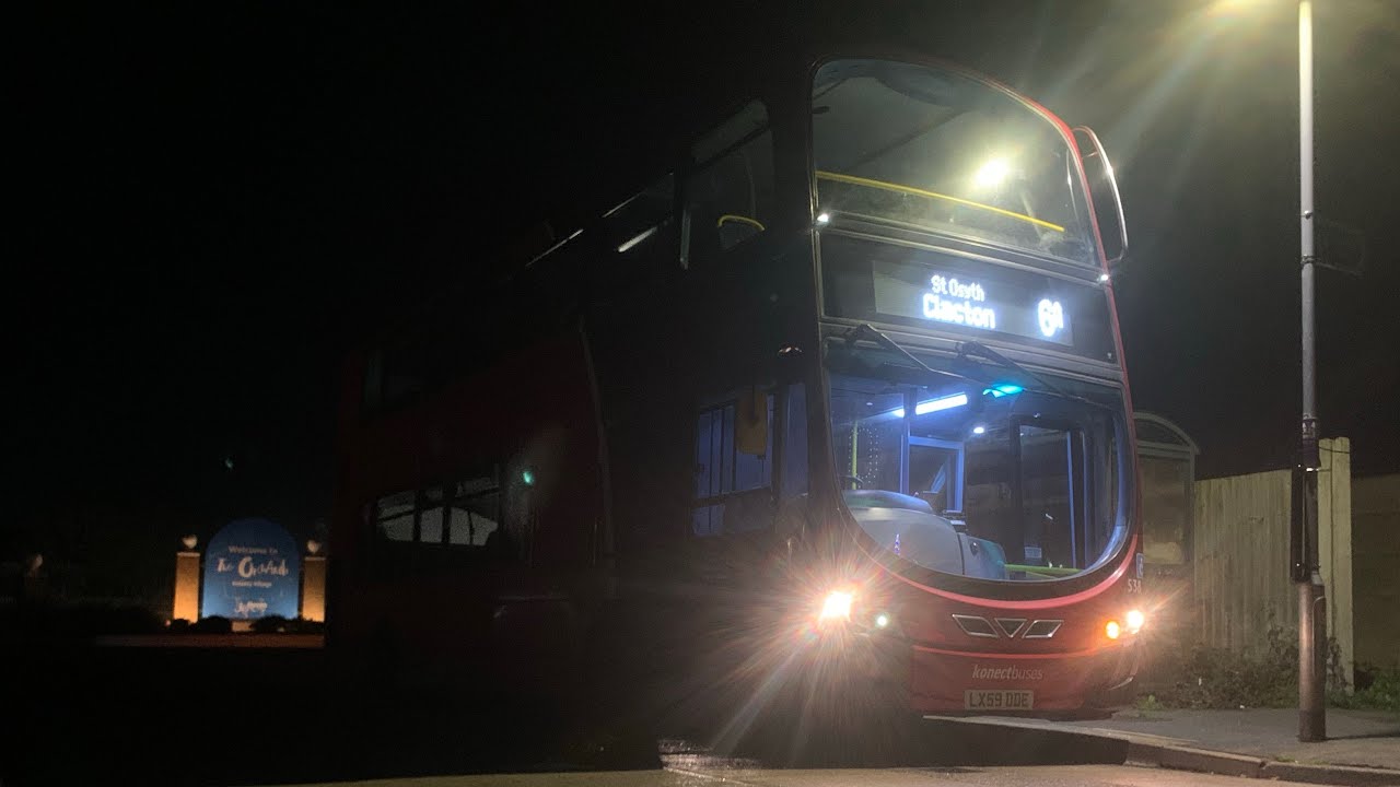 Konect Buses 538 LX59 DDE on the 6A to Clacton 