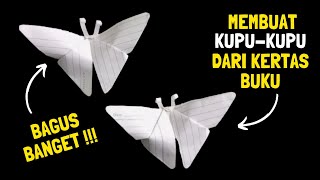 Cara Membuat Kupu-Kupu Dari Kertas Buku