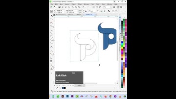 P Alphabet Logo Design In Coreldraw
