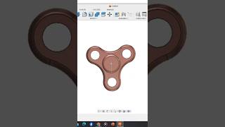 Design of Fidget Spinner in Fusion 360 #fusion360 #spinner #3ddesign #modeling