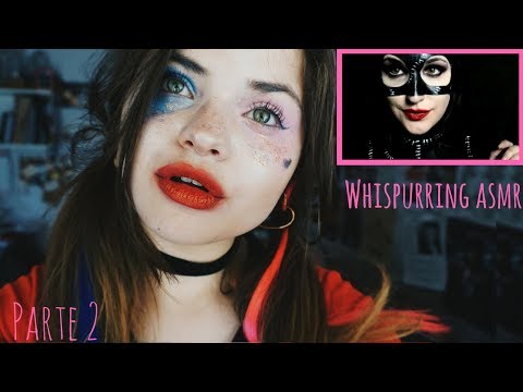 ASMR🕸 Harley te maquilla(Parte 2) con Whispurring Asmr 🕸Especial Halloween