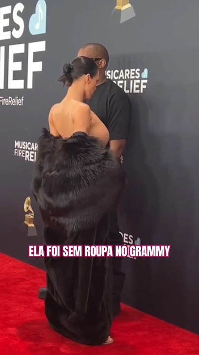 ESPOSA DE KANYE WEST NU@ NO GRAMMY 🤦‍♀️ PASSOU DA CONTA 🎬