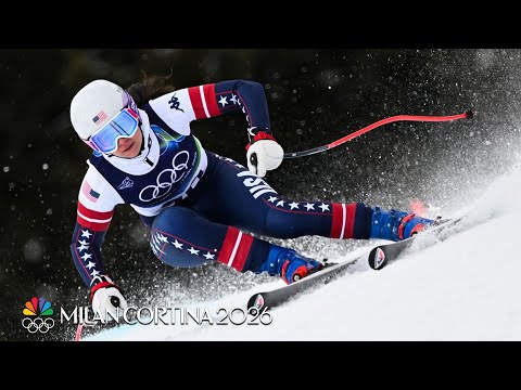 Jacqueline Wiles registers fastest downhill training time | Winter Olympics 2026 | NBC Sports