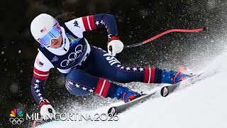 Jacqueline Wiles registers fastest downhill training time | Winter Olympics 2026 | NBC Sports