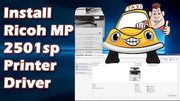 How to Install Ricoh MP 2501sp PCL6 printer in windows computer