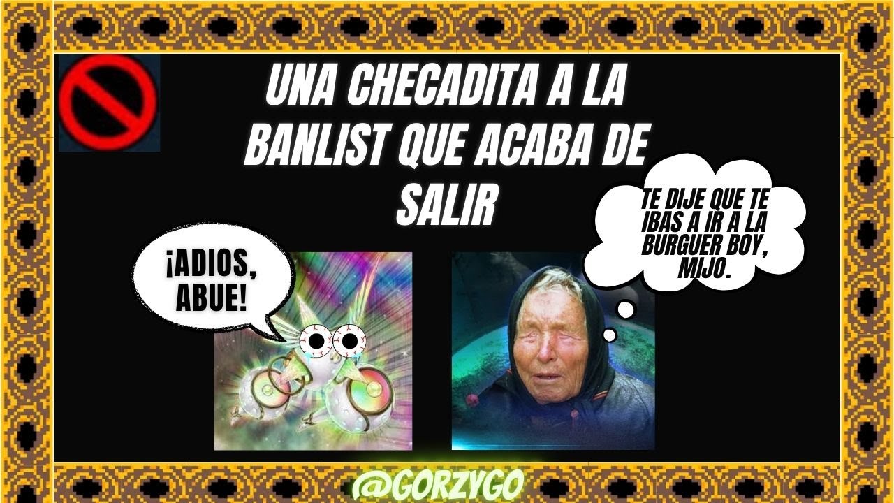 Una revisadita a la banlist del 21 de enero de 2026.