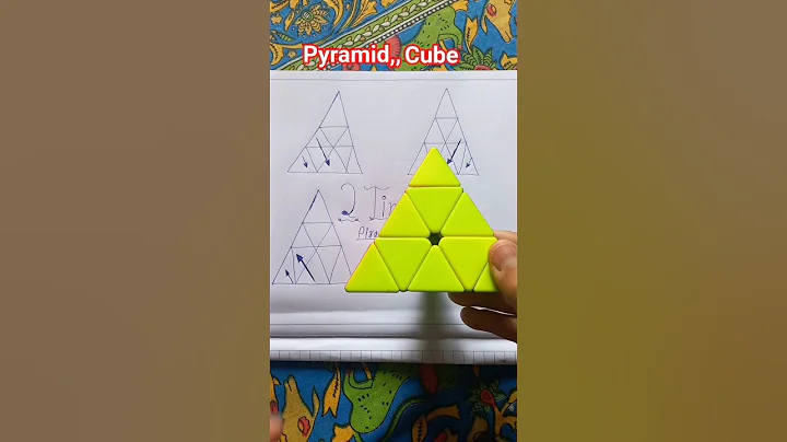 Pyramid cube solve {easy} trick | triangle cube solve kese kare 🤔#viral #shorts #rubikscube