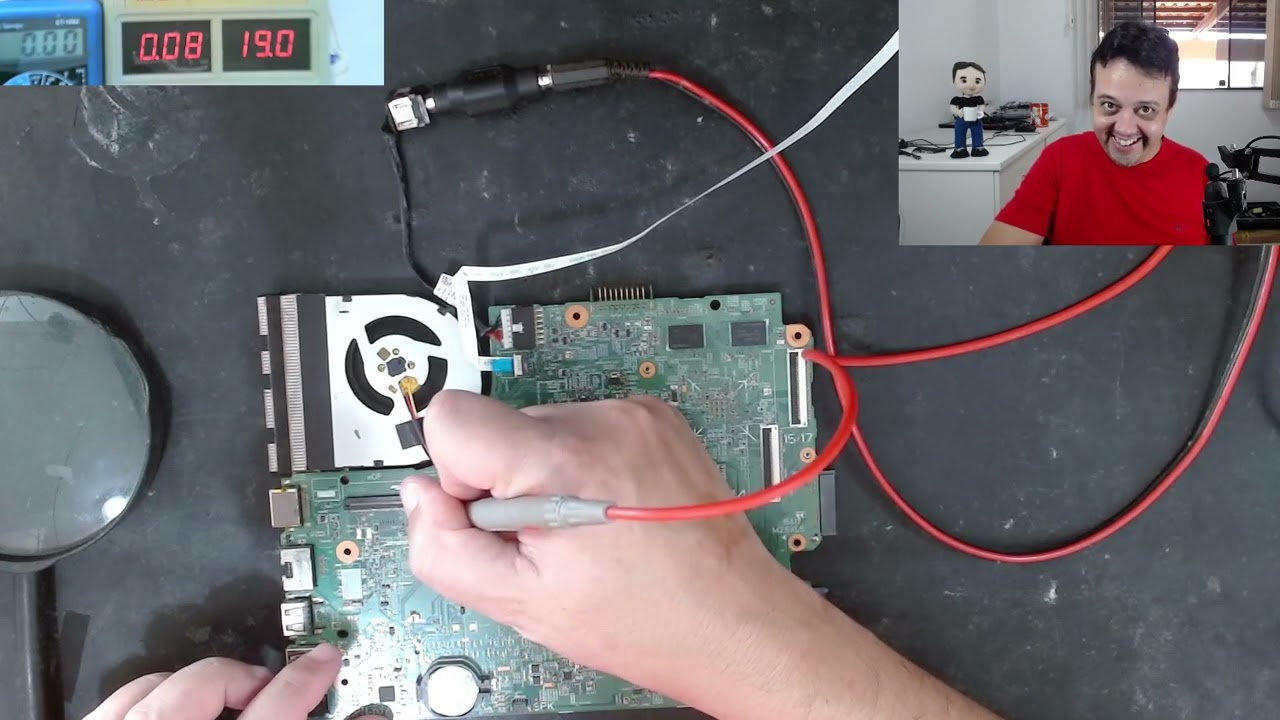 NÃO LIGA! DELL INSPIRON 3442 3443 3542 3543 PLACA MÃE CEDAR INTEL MB 13269-1 FX3MC. [ Parte 2]