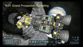 Space Engineers: H-01 Grand Prospector: Tunneling