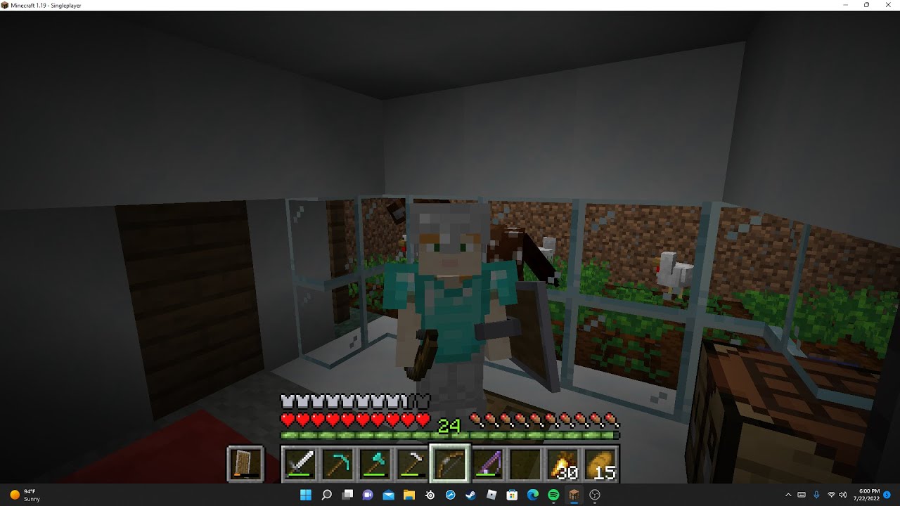 My Minecraft Lets Play Episode 2: Building and Mining... Again - YouTube