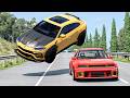 High speed traffic car crashes 178  beamng drive  crashboompunk