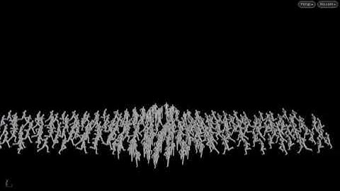 CROWD RUN SIMPLE SIMULATION | CROWD RUN | SIMULATION | HOUDINI WORK | IN HOUDINI VERSION 18.0.597
