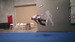 Slow Motion Side Flip