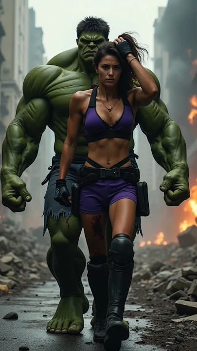 Hulk and Hulk Girlfriend #hulk #hulk
