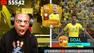 WATCH: IShowSpeed reacts to Cristiano Ronaldo's leaked EA FC 24