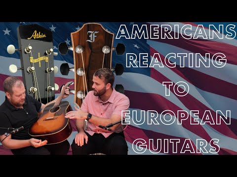 Americans Reacting to European Acoustic Guitars @FurchGuitarsOfficial and @Atkinguitarcompany