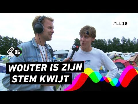 Wouter is zijn stem kwijt op Lowlands 2018 | 3FM Gemist