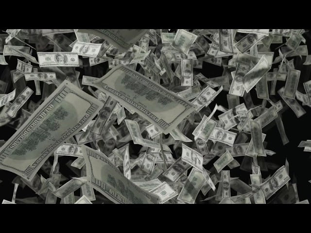 5 Hour - falling dollars  Abstract Background- live wallpaper windows 11 - Motion 4k Screensaver