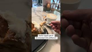 Dutch apple pie in Amsterdam hits different @BenPikeTheActor