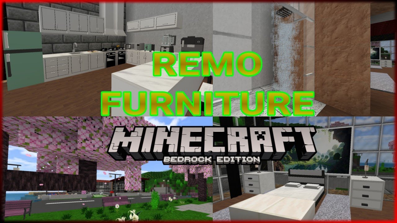 REMO FURNITURE PARA MINECRAFT PE ANDROID, mod de decoración funcional ...
