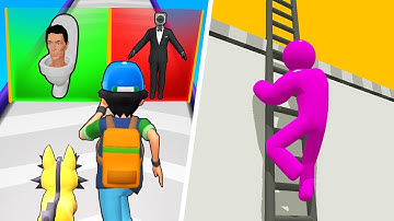 Monster Squad Rush 🆚 Ladder Master Runner 🌻🧿🌺🌈Max Levels Walkthrough Android IOS Update Gameplay 900