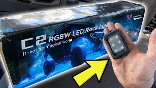 Best rock lights for someone on a budget!!!!!!! Mictuning C1 and C2 rock lights SUPER BRIGHT LIGHTS