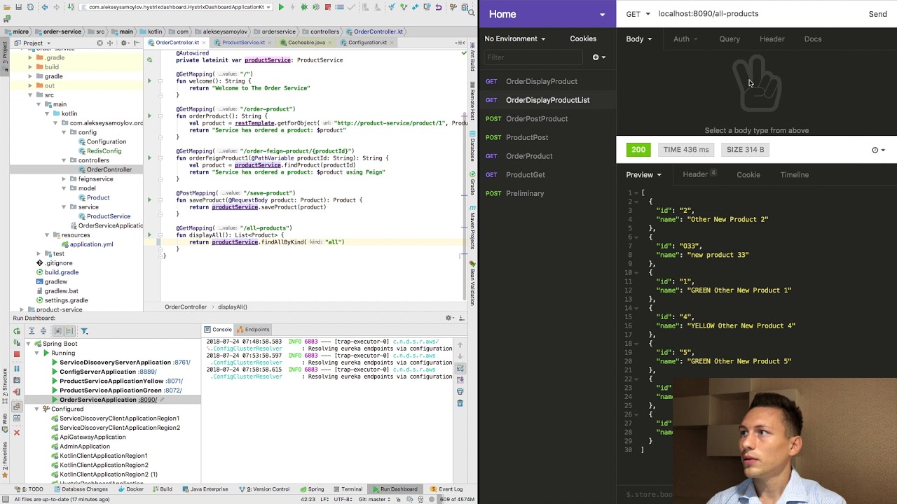 Spring Cloud Tutorial. Part 12. Redis Cache + Hystrix Circuit Breaker