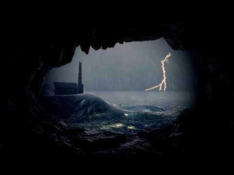 Powerful Ocean Rainstorm with Deep Thunder Sounds for Sleeping | Sleep Sounds Dim Screen