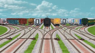 11 Indian TrainsRun For Back to Back Bumpy Railroad Crossing New Branched Railwors 3/Train Railroad