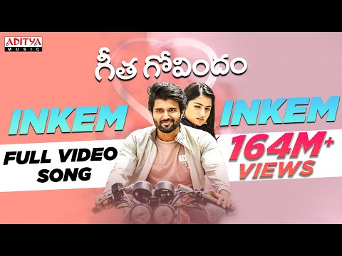 Inkem Inkem Full Video Song || Geetha Govindam || Vijay Devarakonda, Rashmika || Gopi Sundar