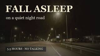 5.5 Hours Night Ride to Fall Asleep | Quiet Road POV Until Dawn | Meditation Music, No Talking screenshot 5