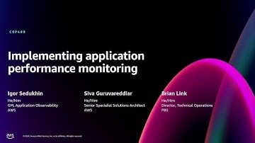 AWS re:Invent 2024 - Implementing application performance monitoring (COP409)