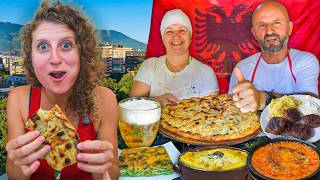 Eating ALBANIAN FOOD for 24 Hours in Tirana, Albania - LAKROR, BUREK, TAVË KOSI + Balkan Food Tour screenshot 2