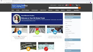 IGI Global’s Portal Account