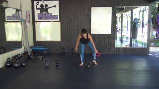 5 Minute Intense Kettlebell Workout - Introducing the Kickstand Swing