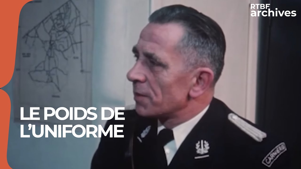 Carnières 1976 : le poids de l'uniforme du policier - RTBF Archives