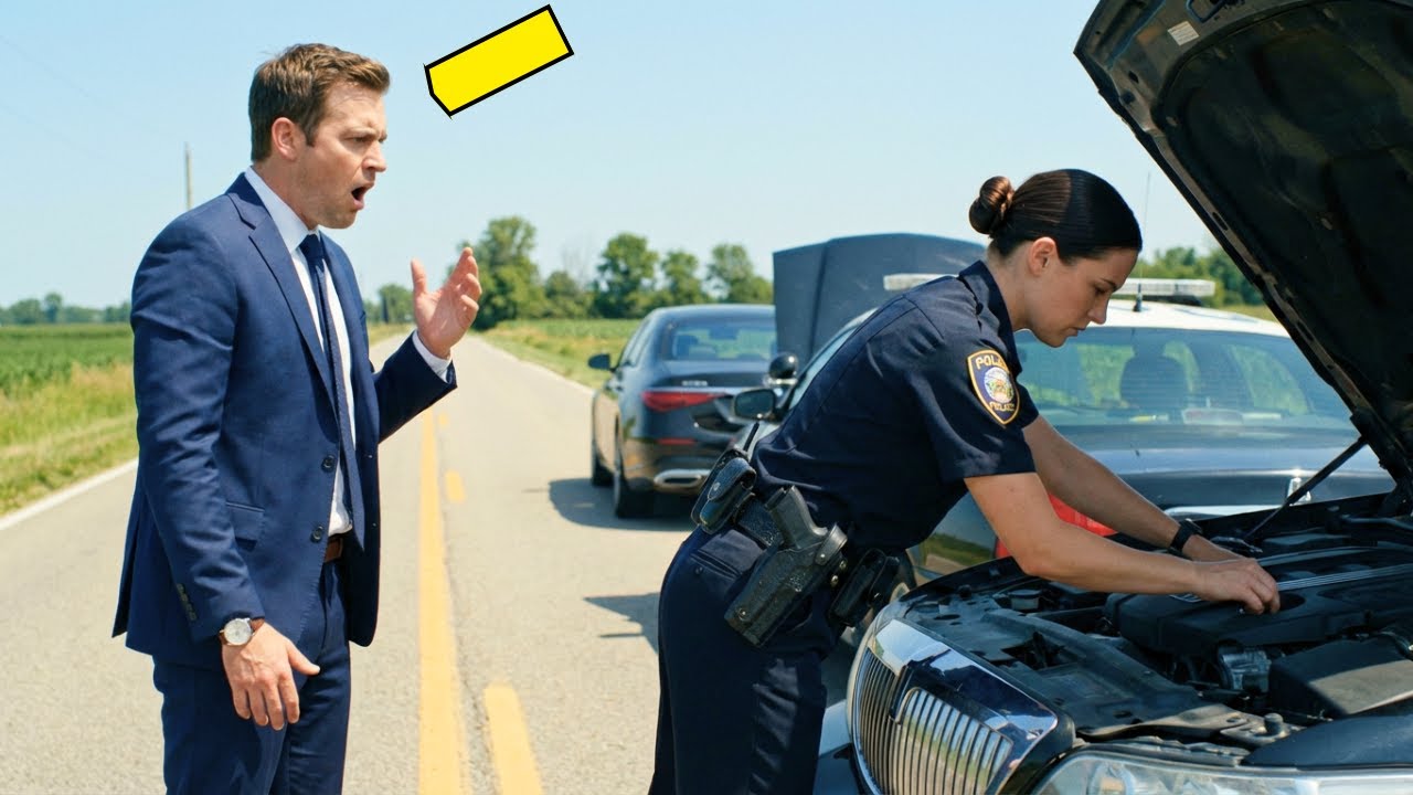 Miliardář se zastavil, aby pomohl policistce – když uviděl její tvář, ztuhl