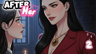The Queen Who Couldn't Be Touched 👑 || WLW LESBIAN STORY #gl #manga #yuri 
