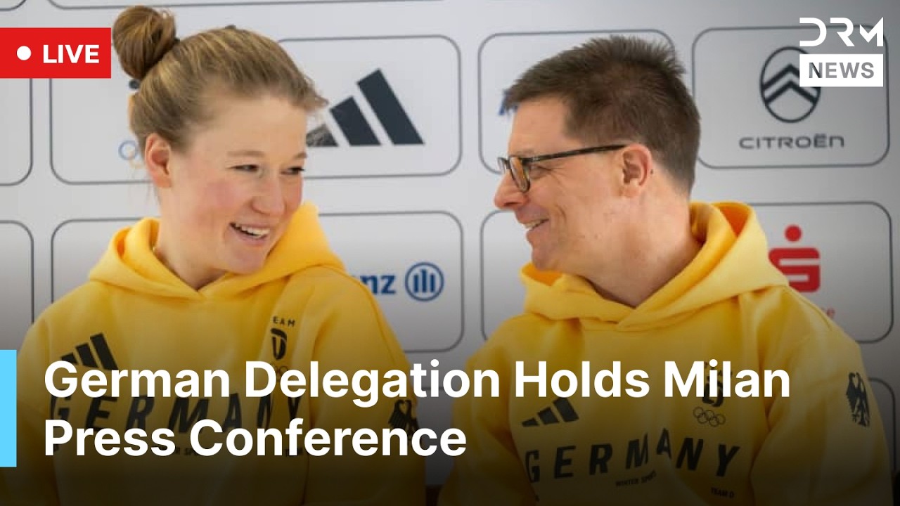 LIVE: Germany Olympic Team Press Conference in Milan – Milano Cortina 2026 Ambitions