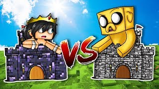 ¡CASTILLO DE BEDROCK VS CASTILLO DE OBSIDIANA!  EL NUEVO RETO DE MINECRAFT