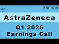 AstraZeneca Q1 2026 Earnings Call | EPS Beats At $2.58 Driven By Strong Double-Digit Oncology Growth