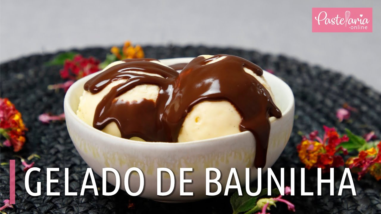 Fazer gelado de baunilha de forma fácil