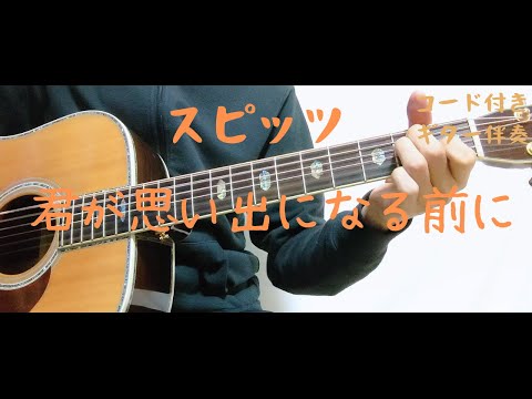 【ギターコード付き】スピッツ/君が思い出になる前に【アコギ弾いてみた】