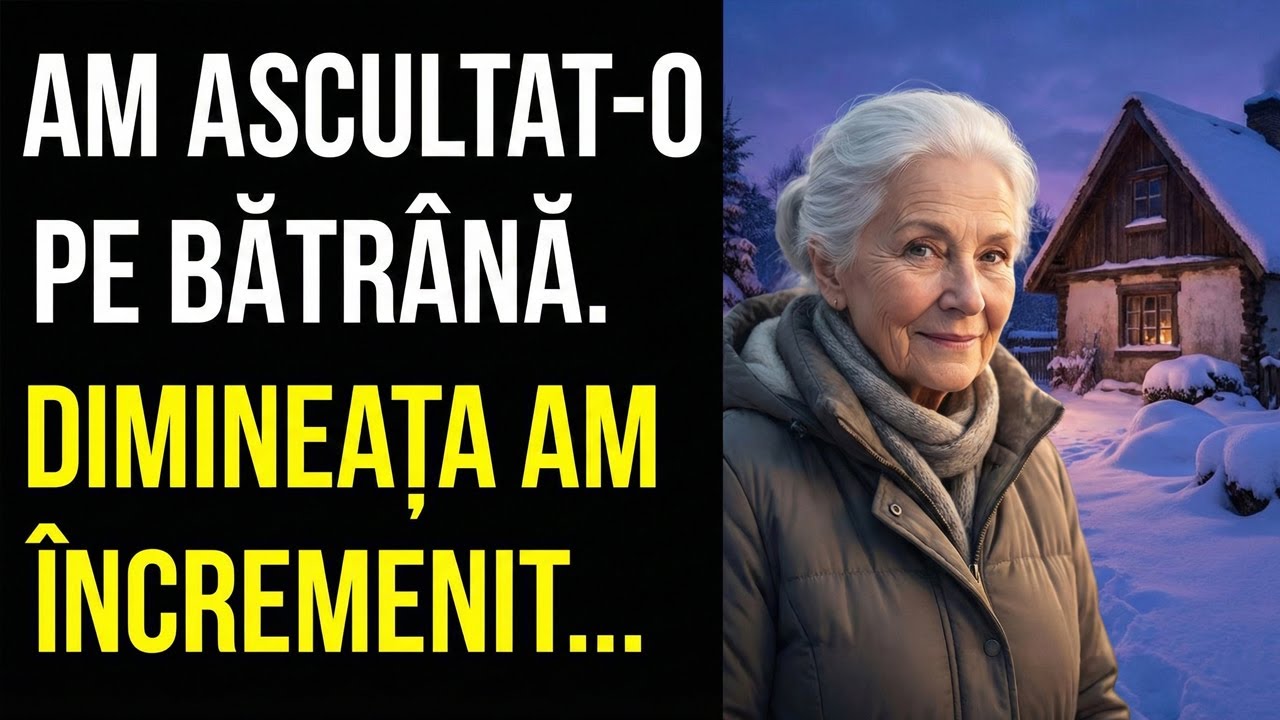 Ghicitoarea i-a spus: Când soțul va pleca, nu atinge zăpada din curte... Iar când a ieșit dimineața