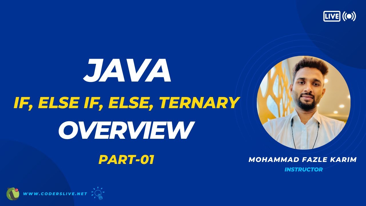13.1 Java if, else if, Ternary and nested Ternary with Implementation # ...
